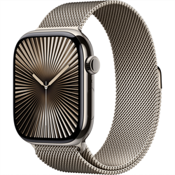 Apple Watch Series 10 (GPS+Cellular) 42 mm Natural Titanium Case with Natural Milanese Loop (Титановый) 5955 - фото 20943