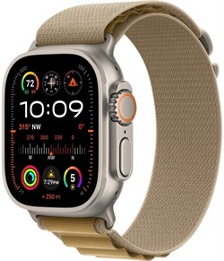Apple Watch Ultra 2 GPS + Cellular, 49 мм, корпус из титана, ремешок Alpine оливкового цвета 6226 - фото 23563