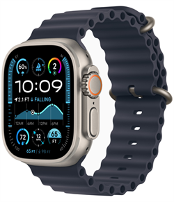 Apple Watch Ultra 2 GPS + Cellular, 49 мм, корпус из титана, ремешок Ocean синего цвета 6225 - фото 23568