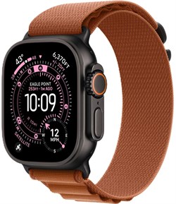 Apple Watch Ultra 3 49 mm Black Alpine Loop Terra Cotta 6342 - фото 24371