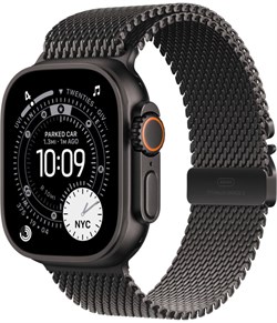 Apple Watch Ultra 3 49 mm Black Milanese Loop Black 6343 - фото 24377
