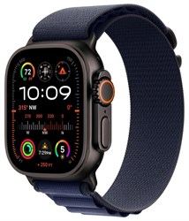 Apple Watch Ultra 2 GPS + Cellular, 49 мм, корпус из черного титана, ремешок Alpine темно-синего цвета 6218