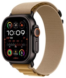 Apple Watch Ultra 2 GPS + Cellular, 49 мм, корпус из черного титана, ремешок Alpine коричневого цвета 6219
