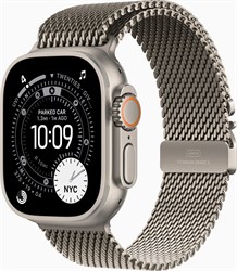 Apple Watch Ultra 3 49 mm Natural Milanese Loop Black 6347
